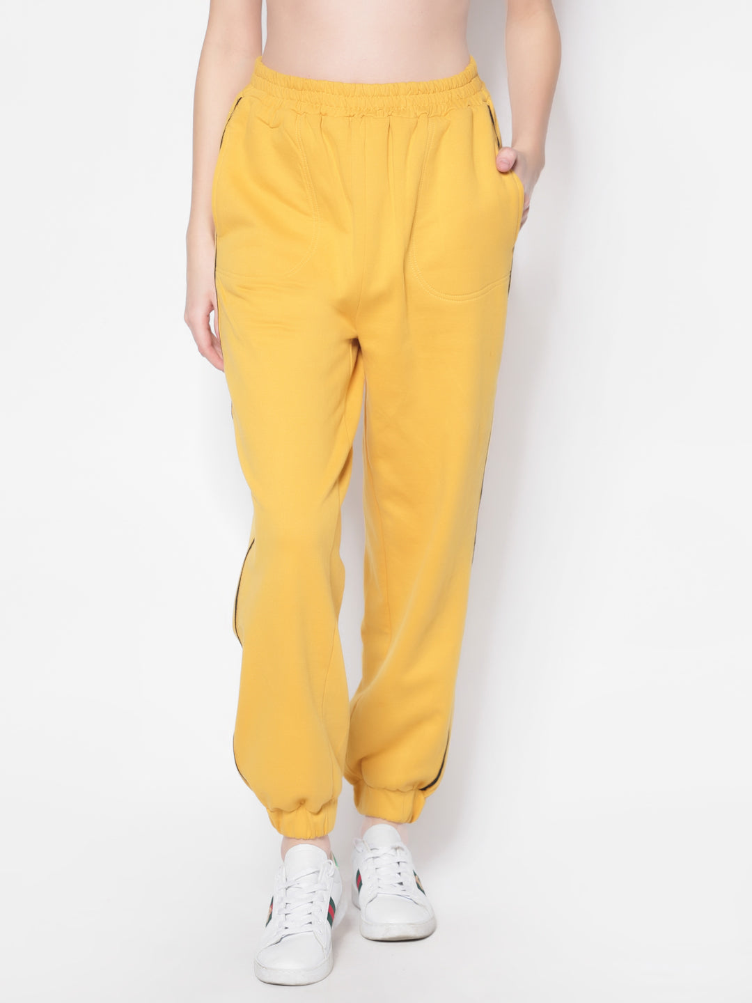 Yellow Track Pant