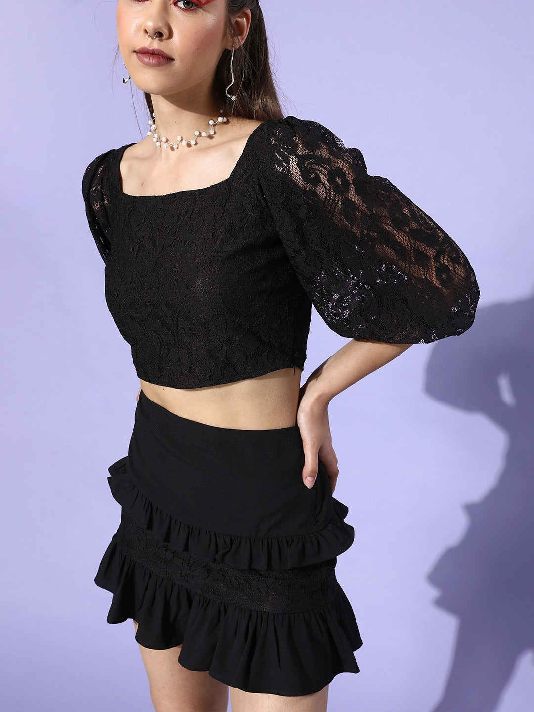 Black Bodycon Mini Dress
