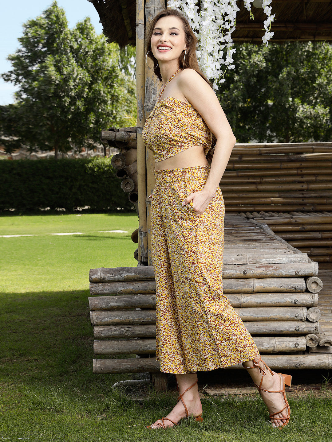 Top And Palazzos Set