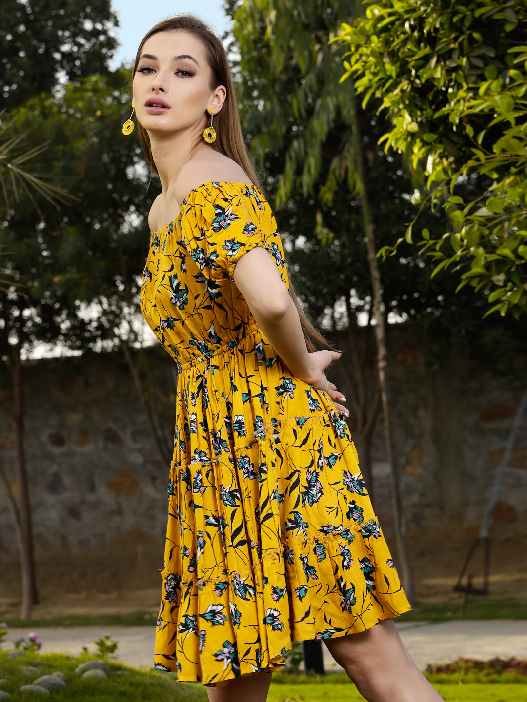 Fit And Flare Mini Dress
