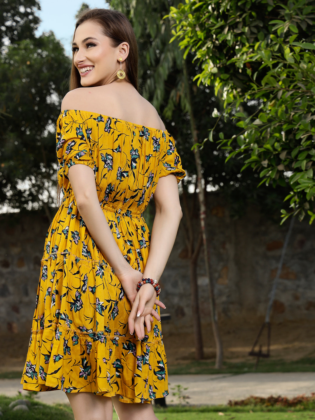 Fit And Flare Mini Dress