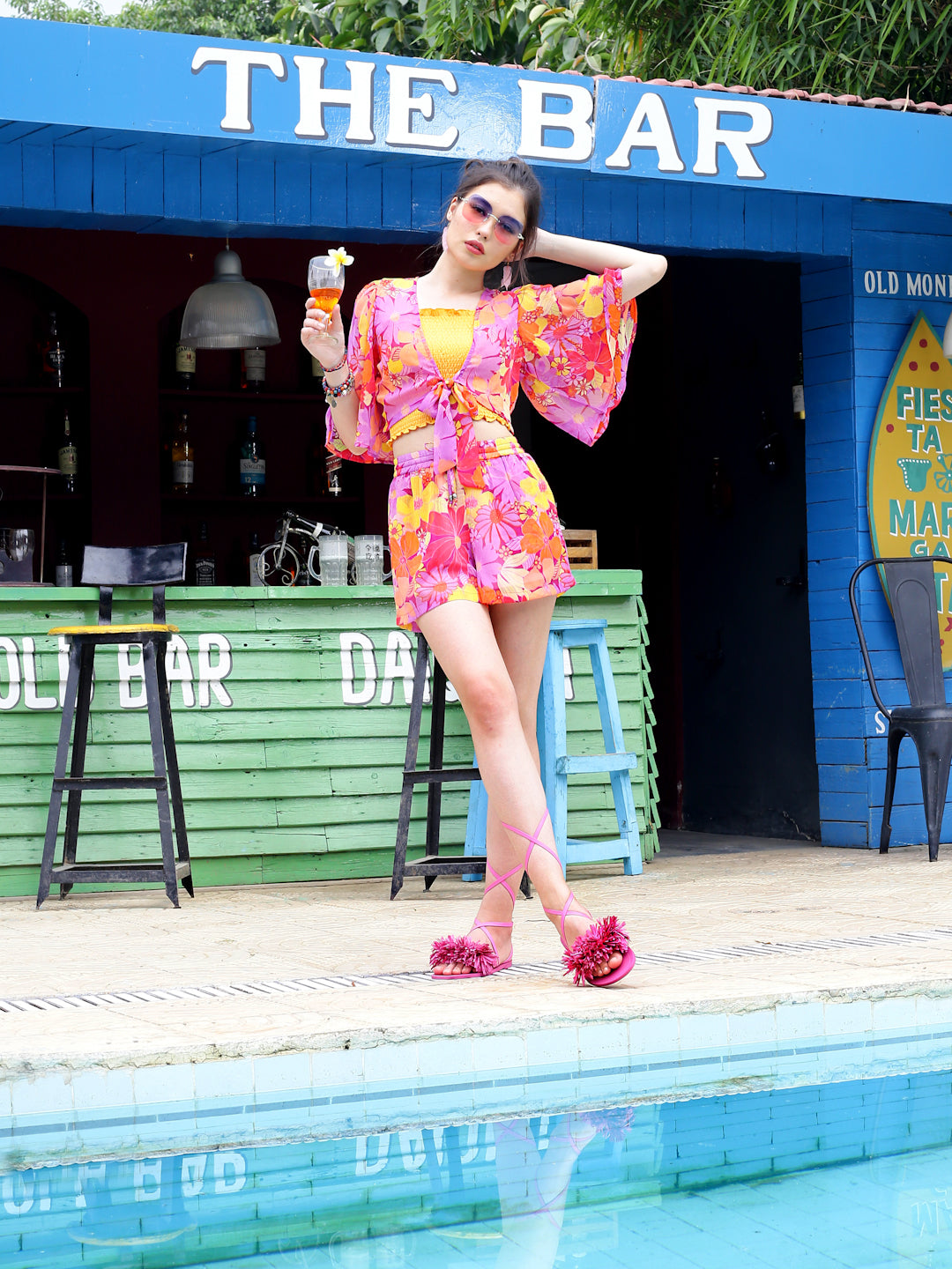 Multi Floral Mini Cord