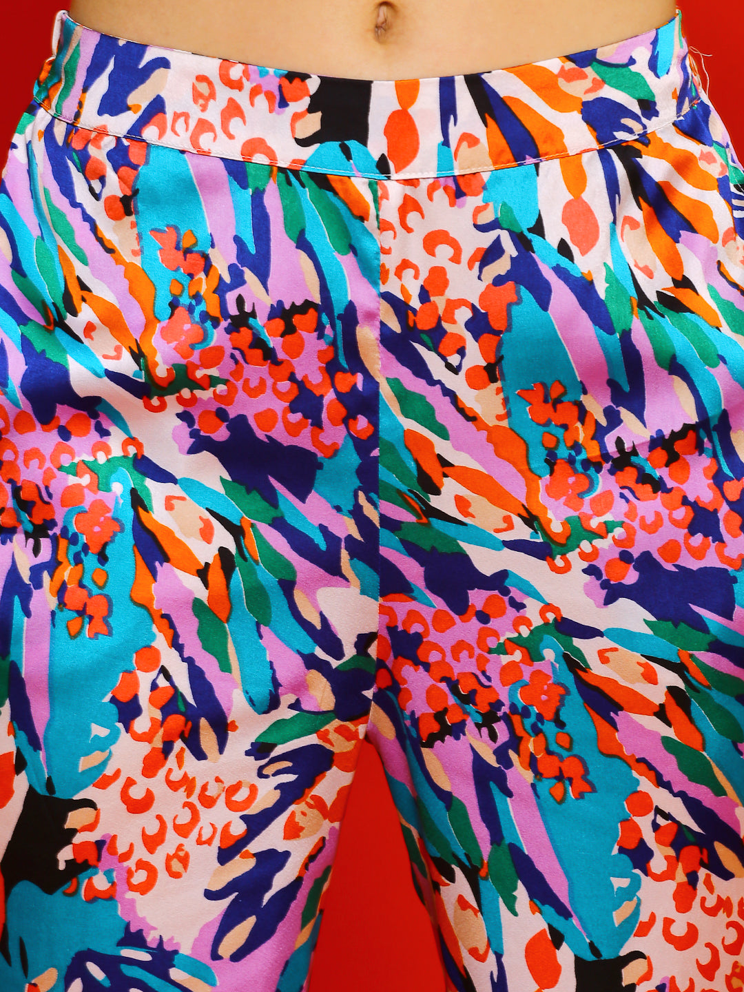 Off White Print Cord -Set