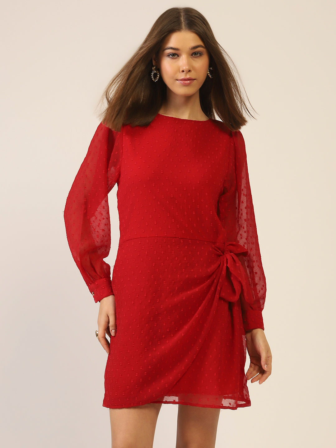 Red Bodycon Mini Dress