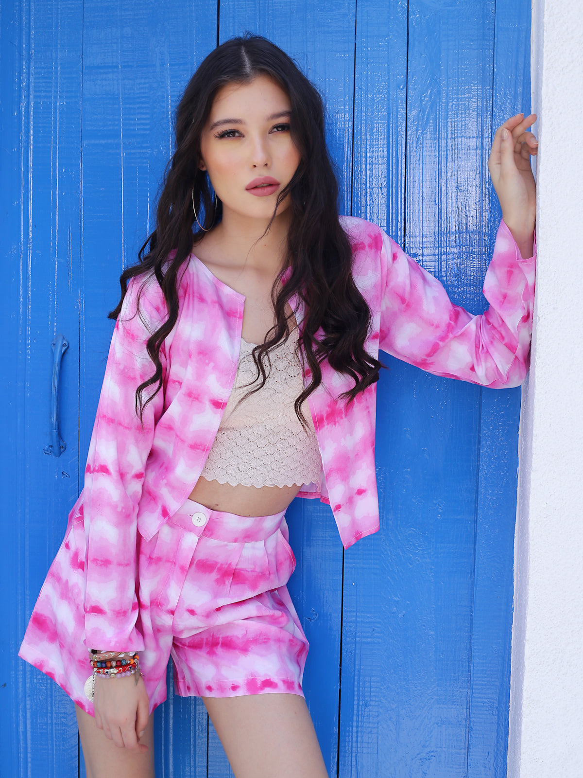 Floral Crop Shrug