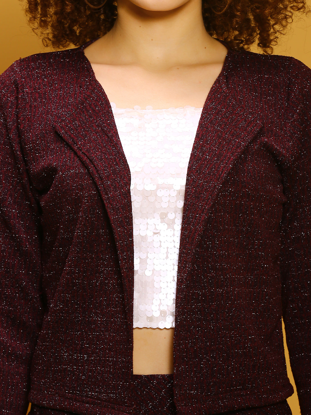 Wine Strech open shrug
