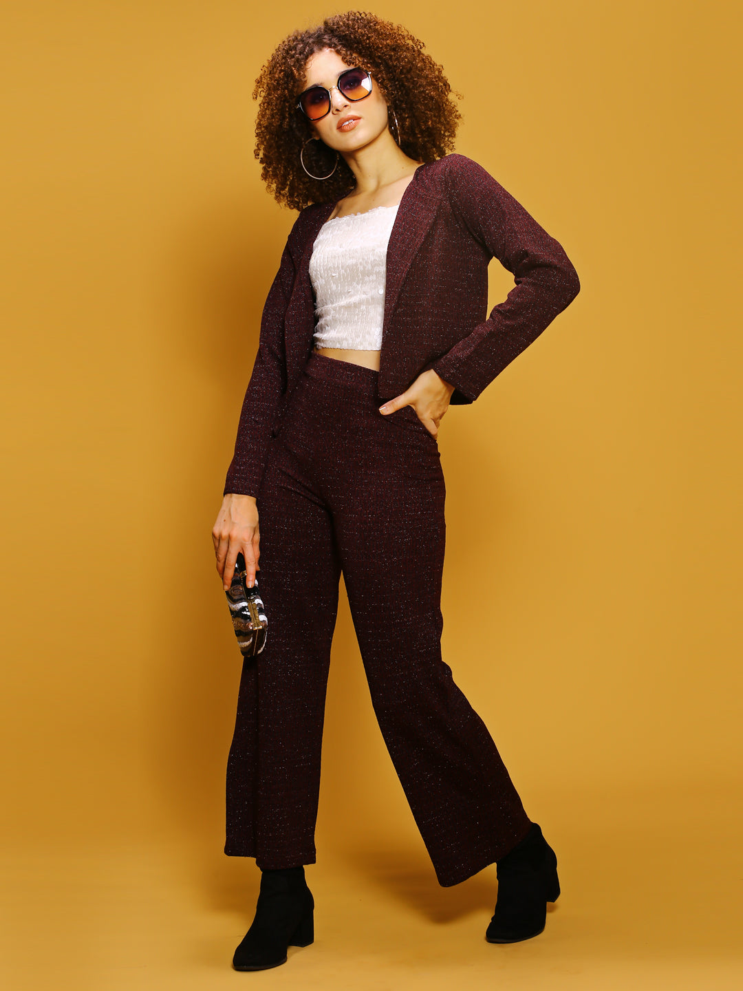 Wine Strech open shrug