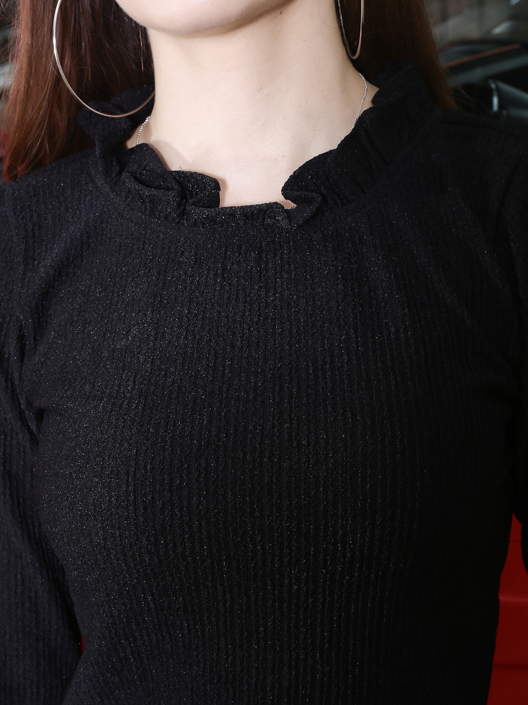 Black Solid Top