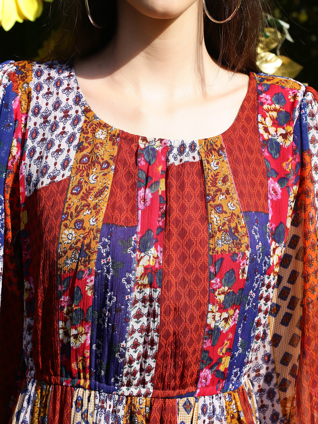 Red floral Mini Dress