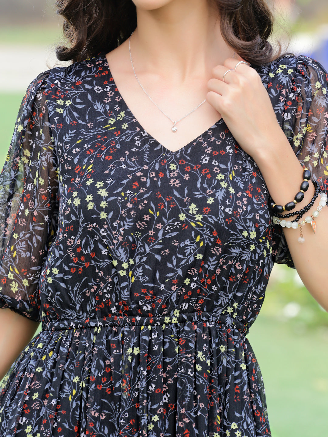 Light Weight Flowy Chiffon Dress