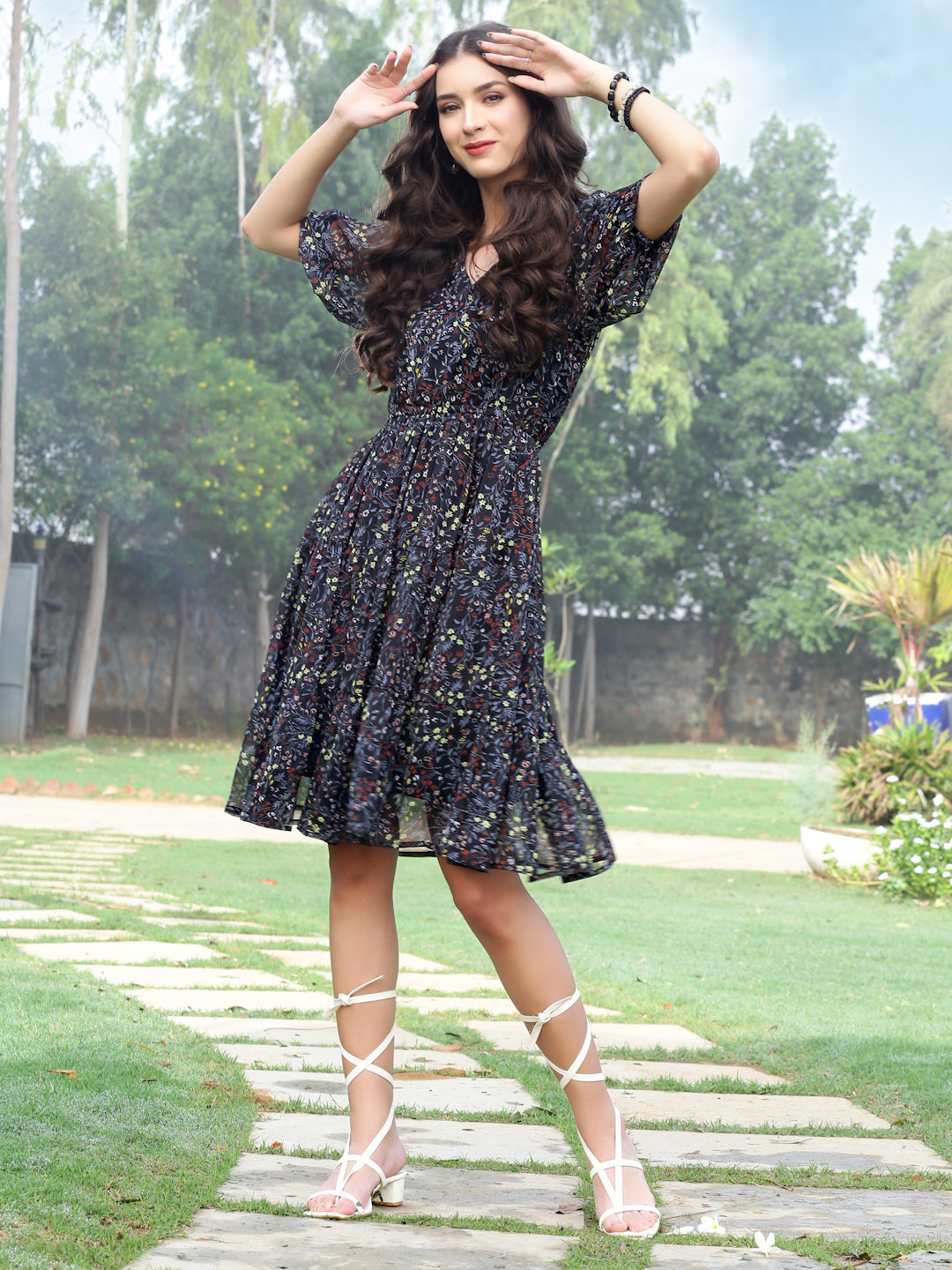 Light Weight Flowy Chiffon Dress