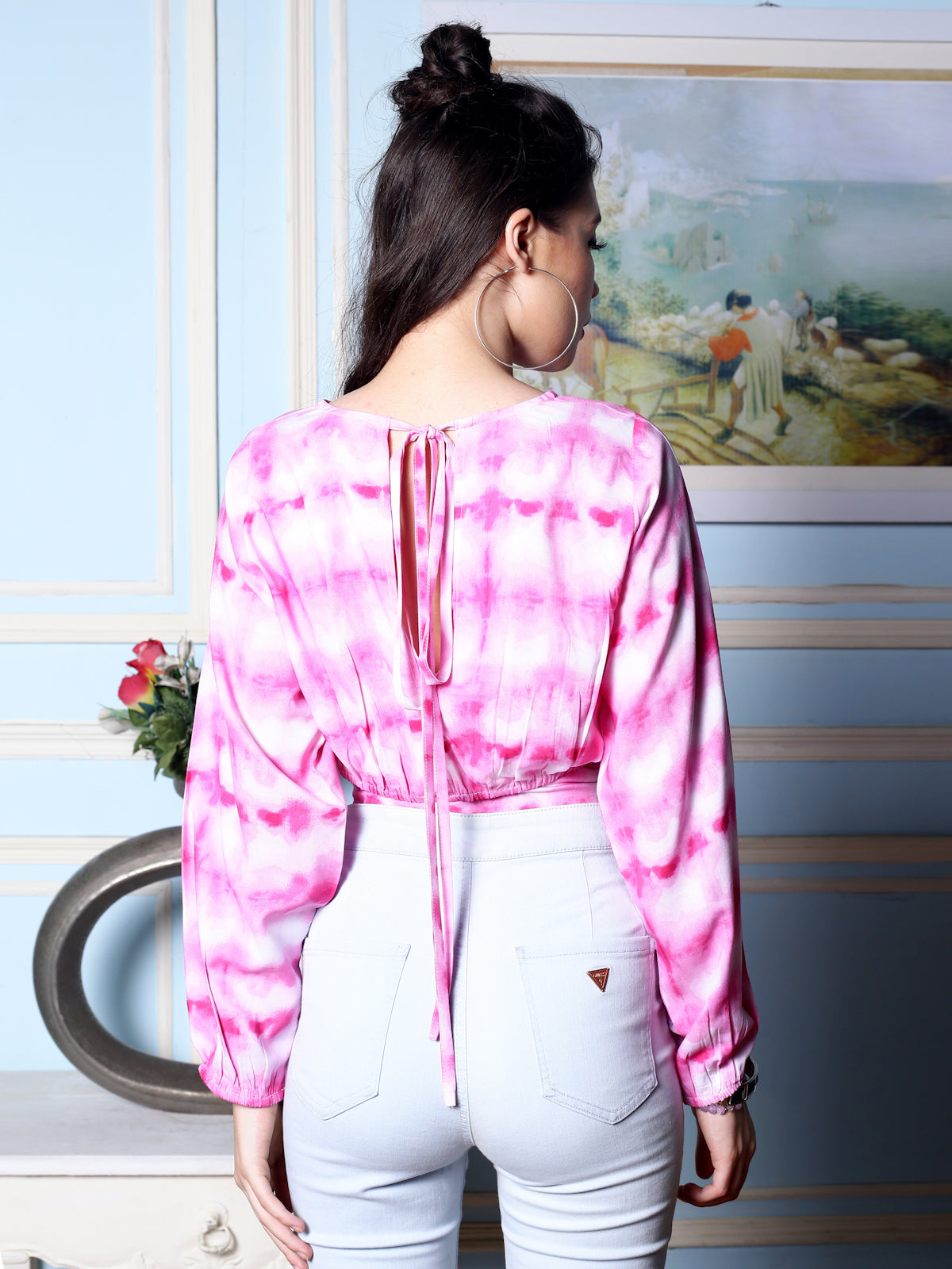 Pink Floral Regular Top