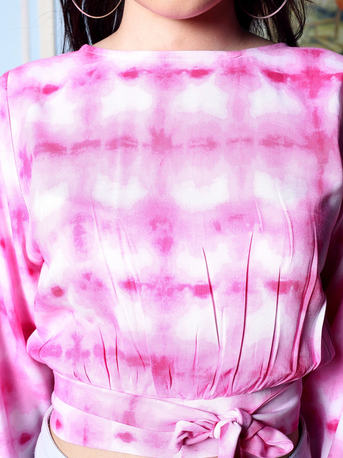 Pink Floral Regular Top