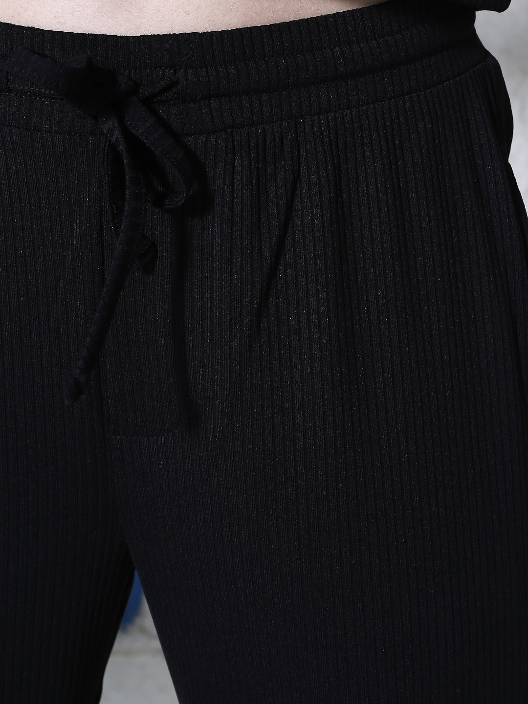 Black Print Trouser