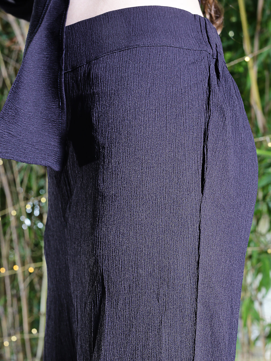 Black Print Trouser