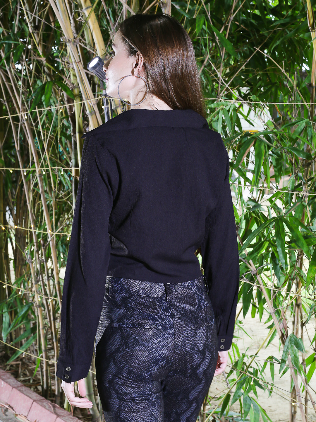 Black Crop Top