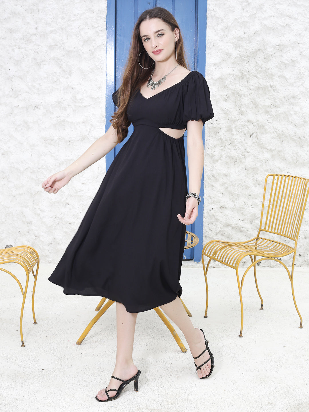 Black Midi Dress