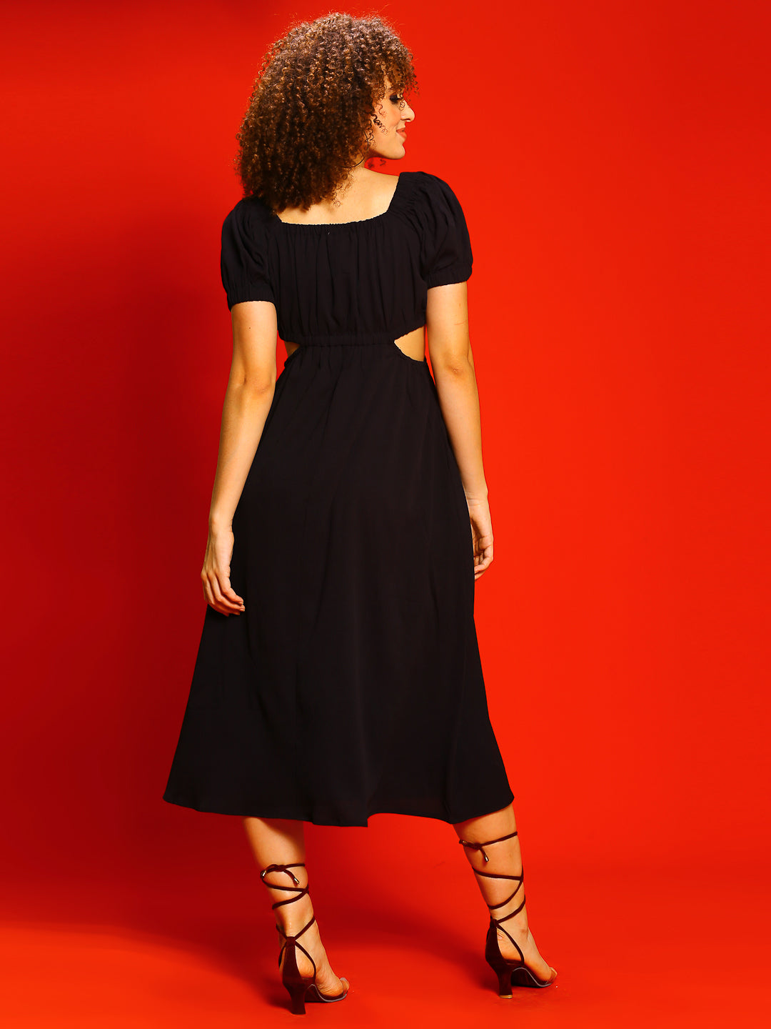 Black Cut-Out Dress