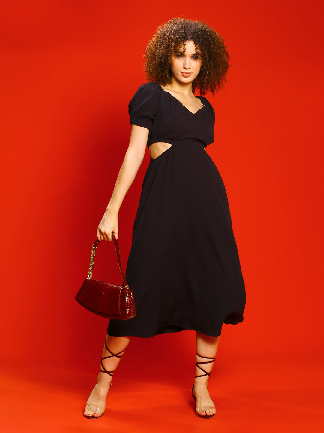 Black Cut-Out Dress