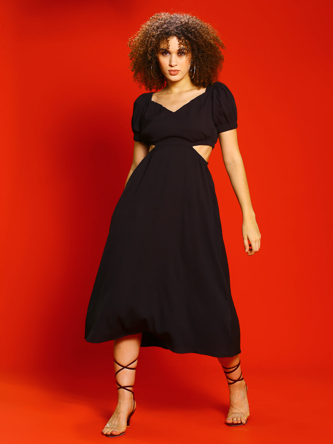 Black Cut-Out Dress