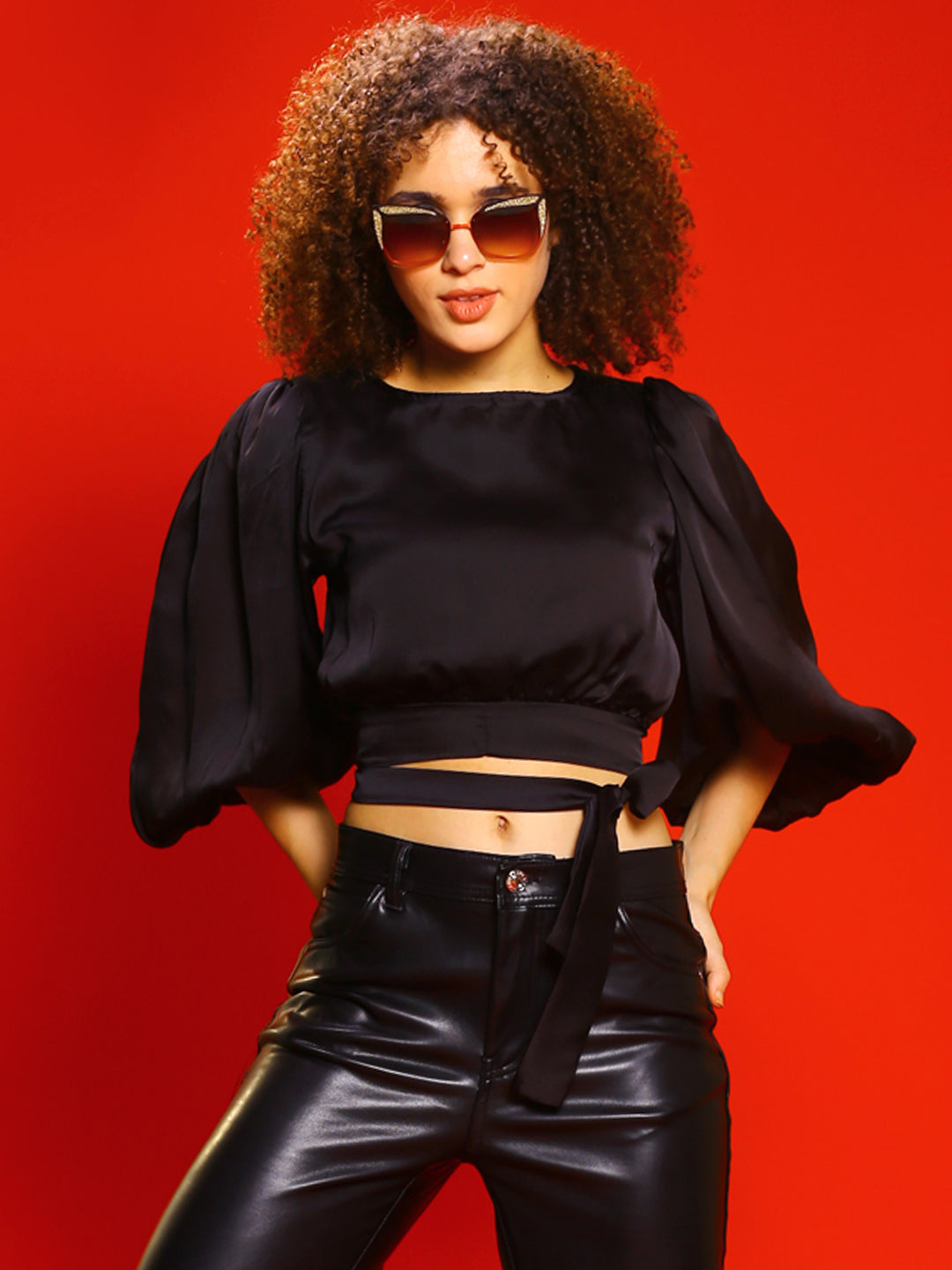 Black Crop Top