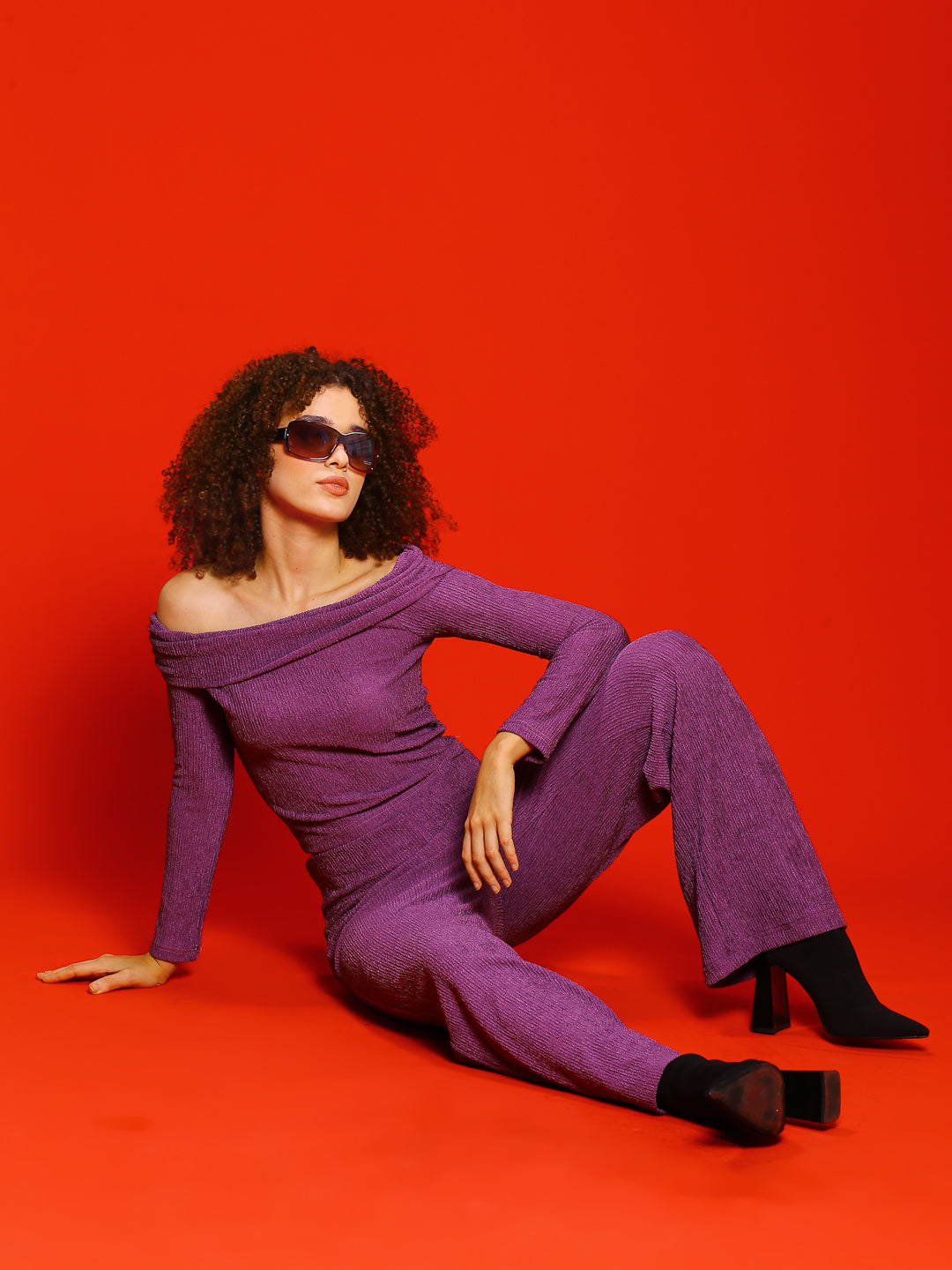 Mauve Solid Cord-Set