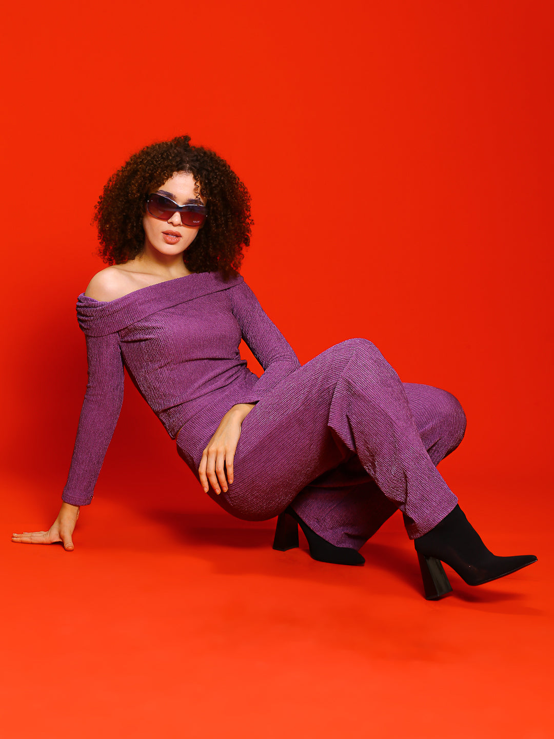 Mauve Solid Cord-Set