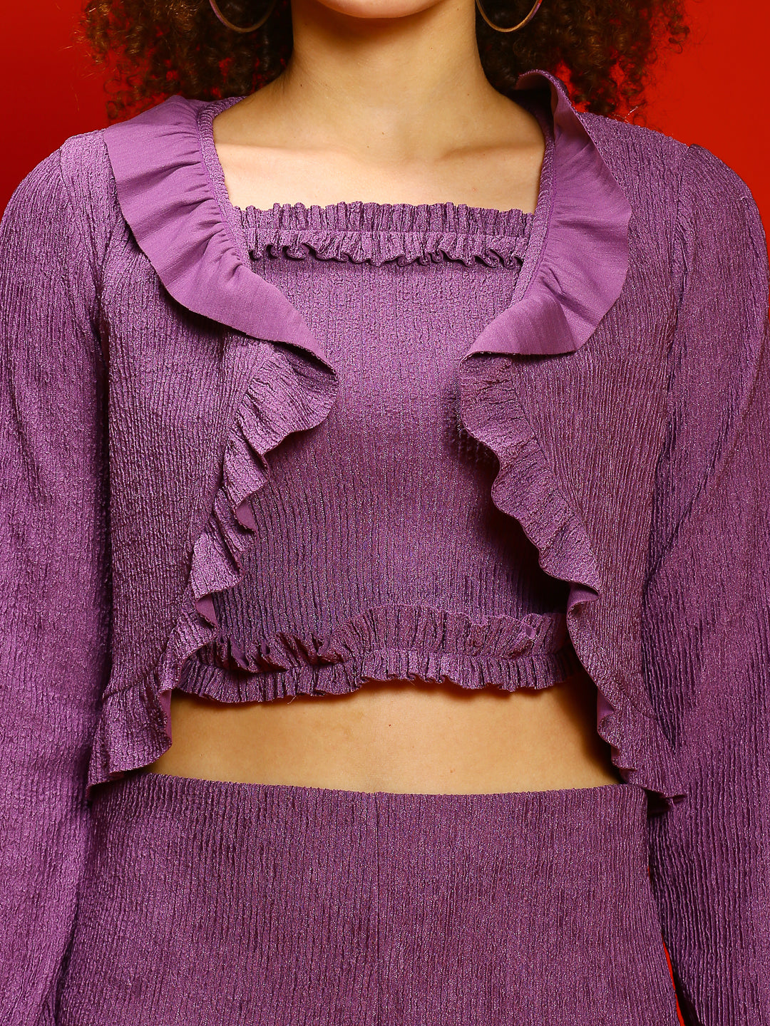Mauve Solid Cord-Set