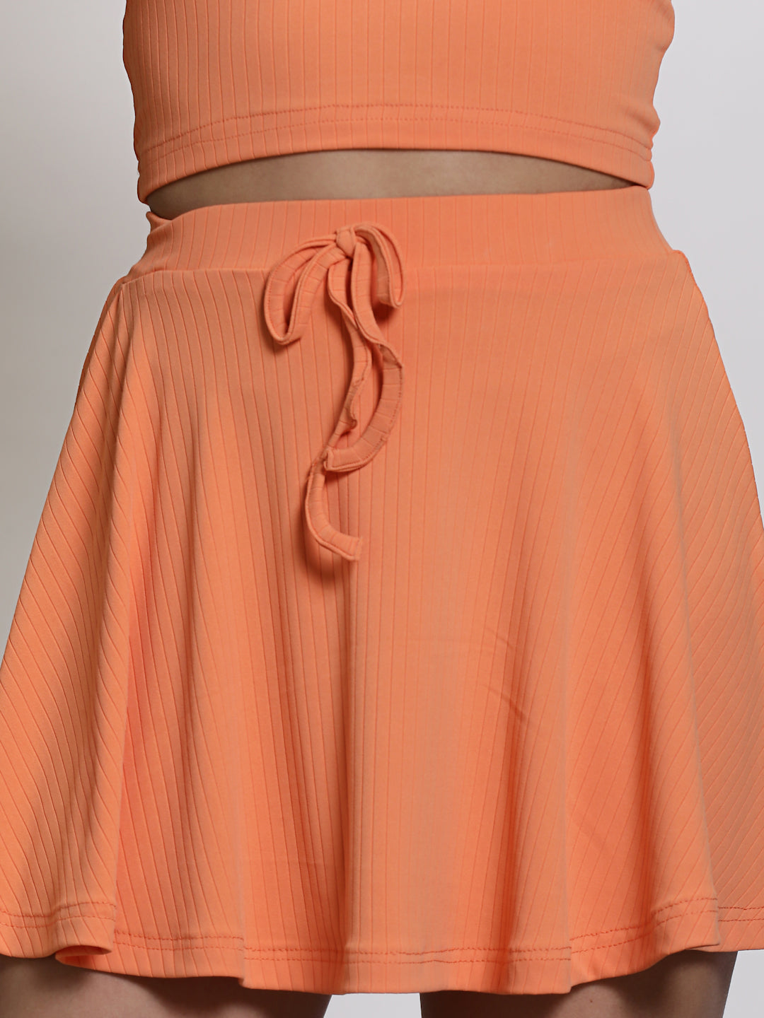 Coral Top Skirt Cord-Set