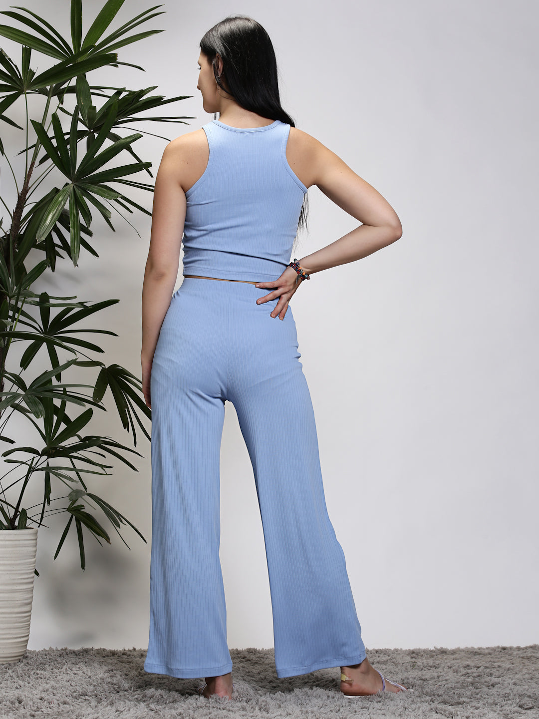 BlueTop Palazzo Cord-Set