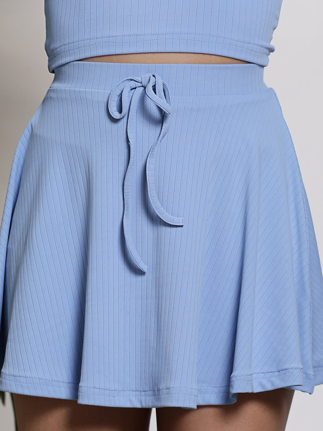 Blue Mini Skirt