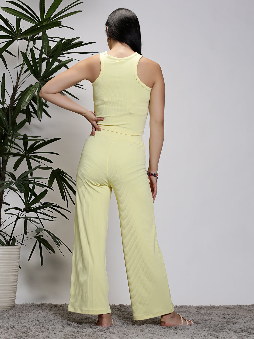 Yellow Top Palazzo Cord