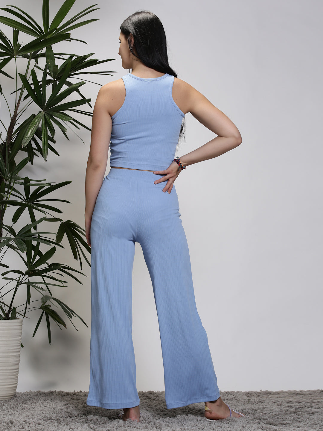 Blue WideLeg Palazzo