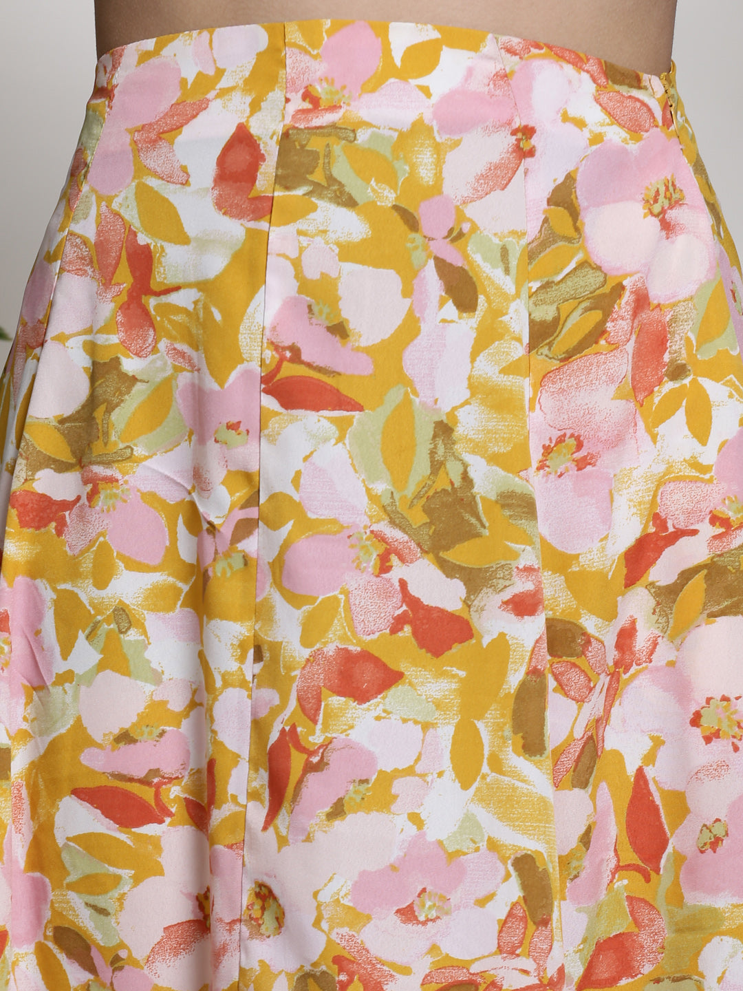 Yellow Top Skirt Cord-Set