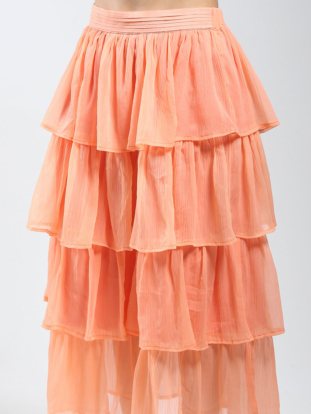 Coral Top Skirt Cord-Set