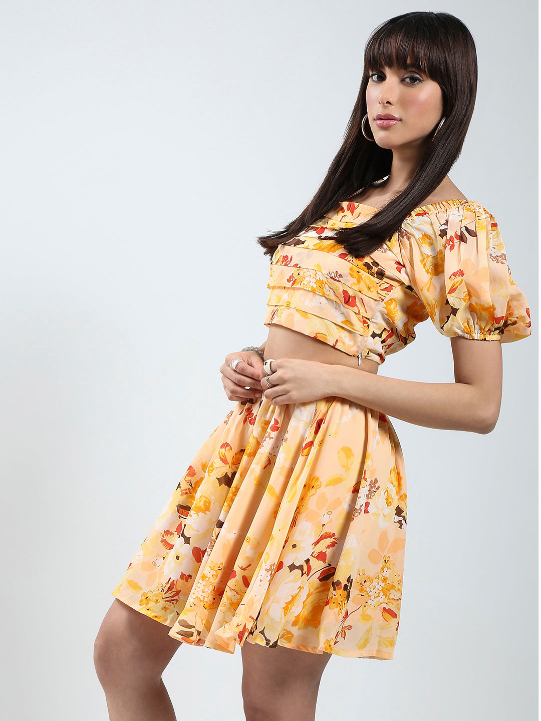 Yellow Floral Top