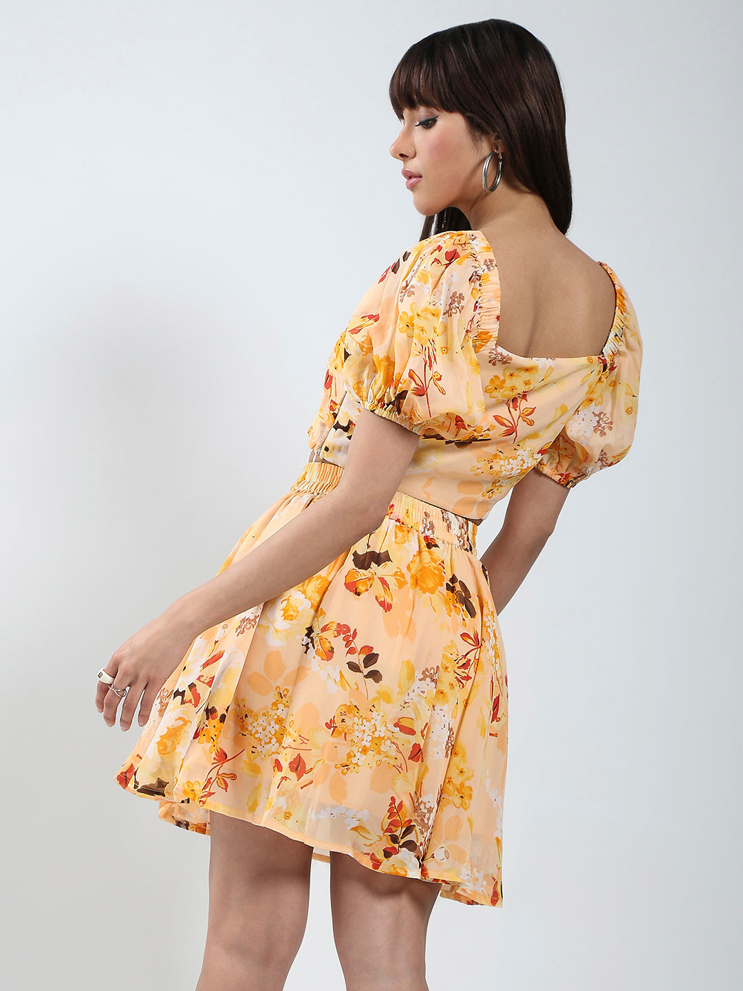 Yellow Floral Top
