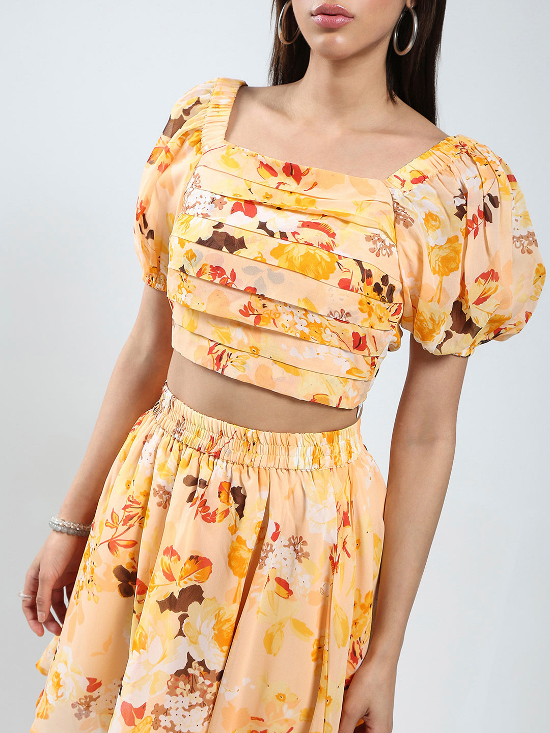 Yellow Floral Top