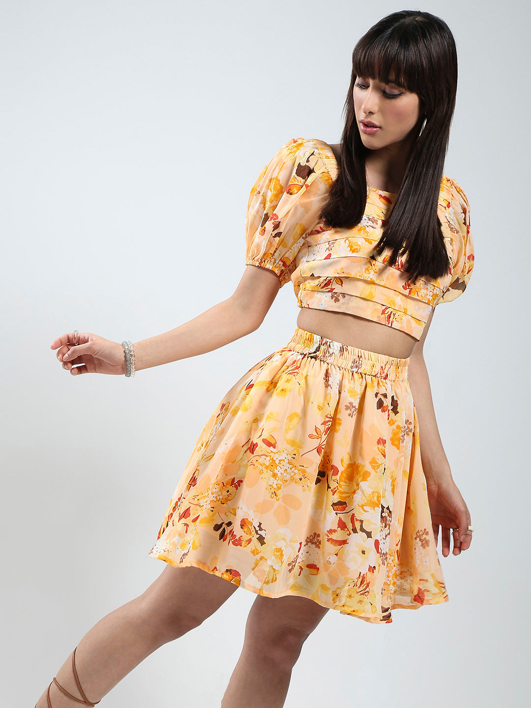 Yellow Floral Top