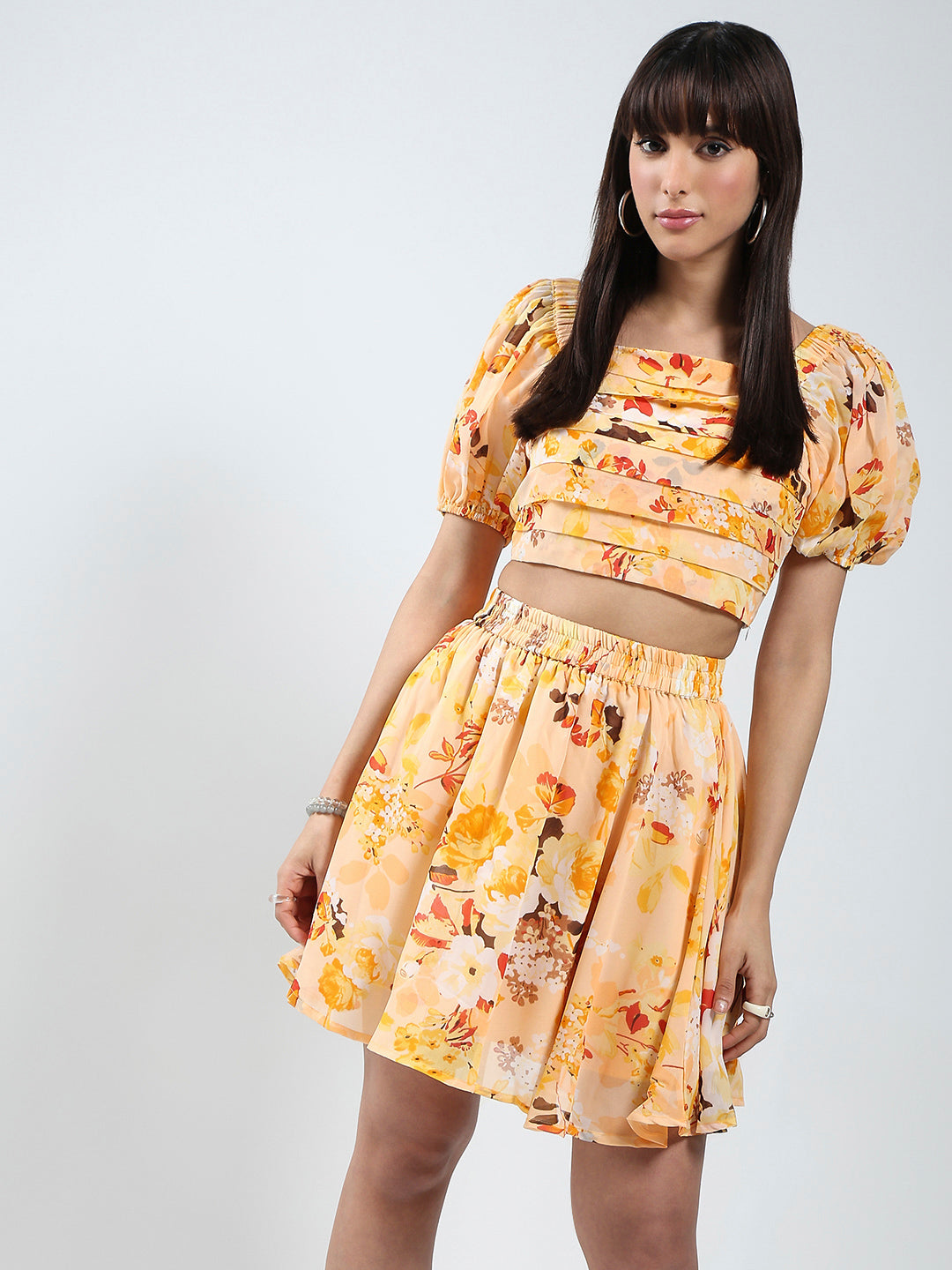 Yellow Floral Top