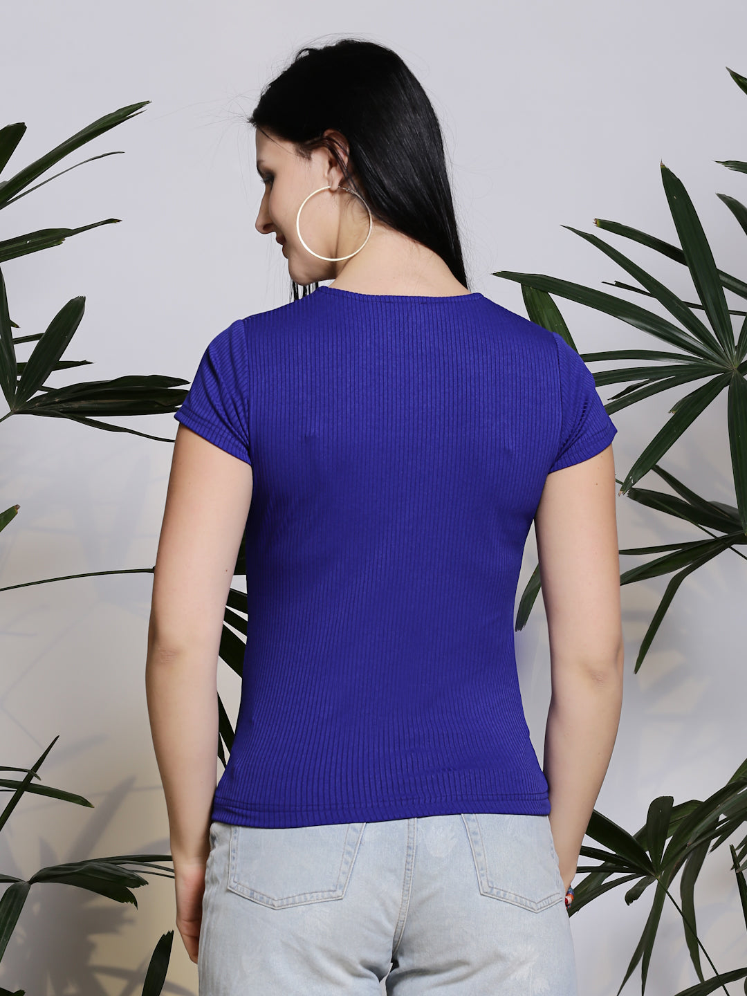 Blue Regular Top