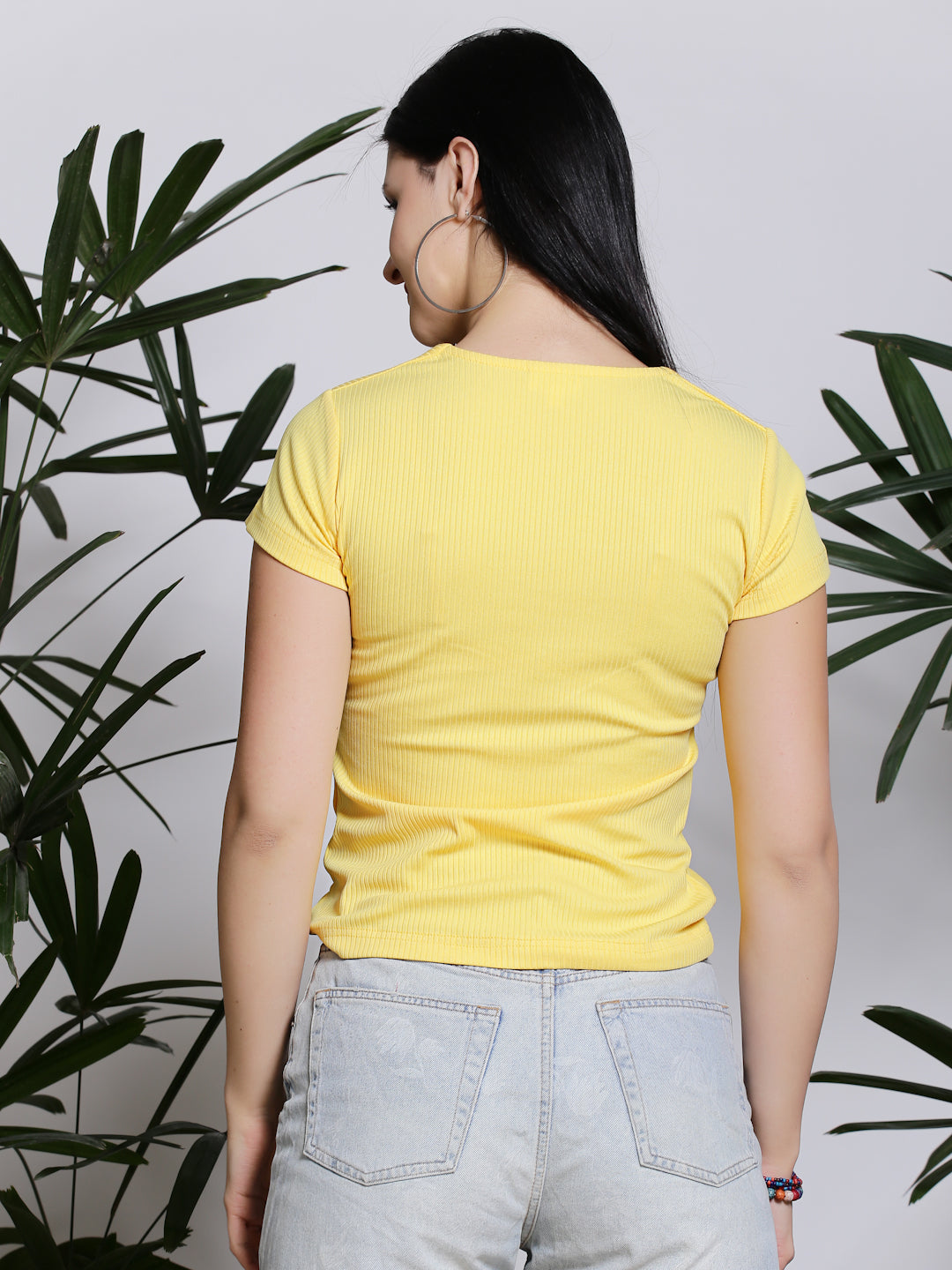 Yellow Crop Top