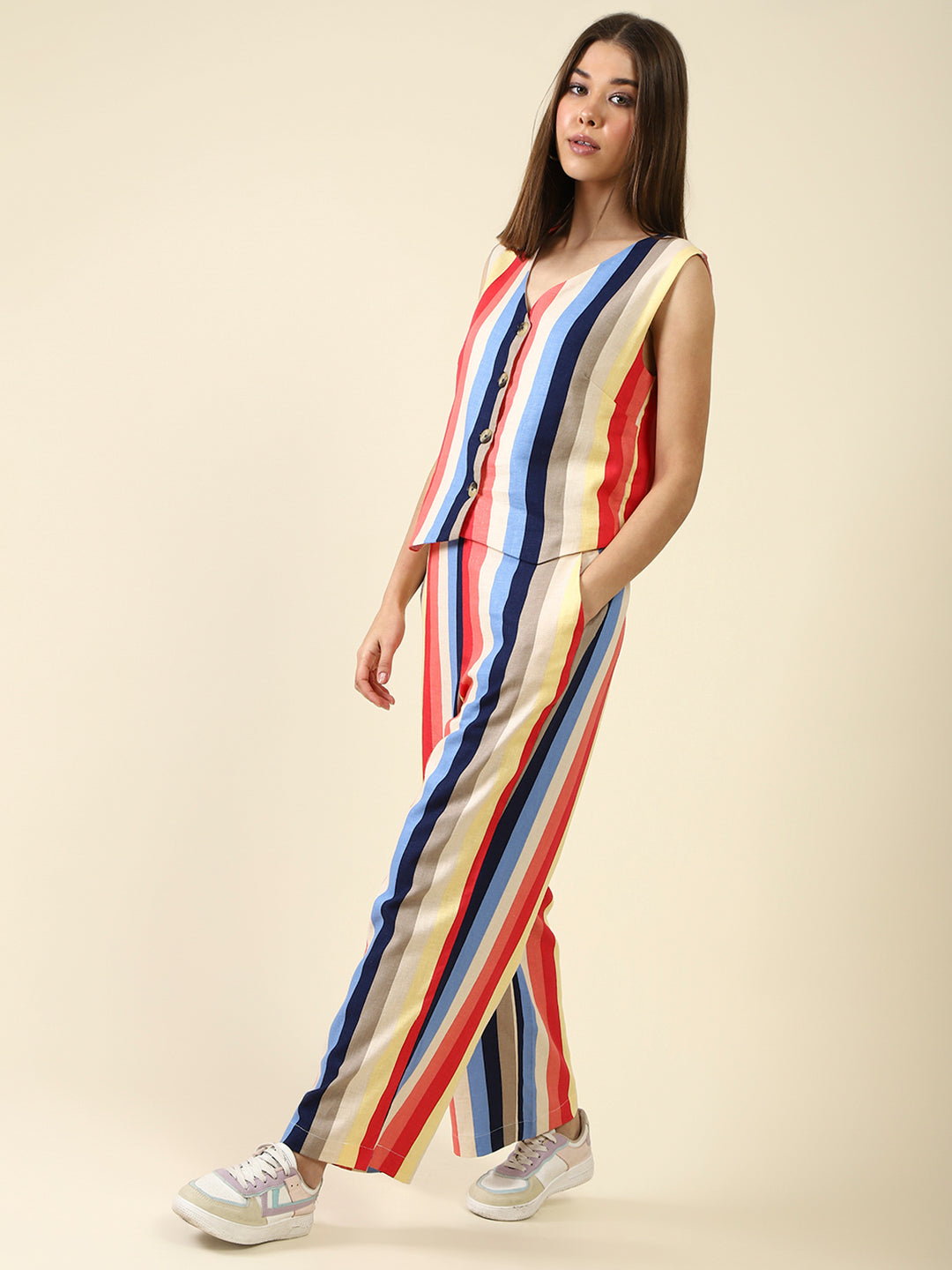 Multi stripe cord-set