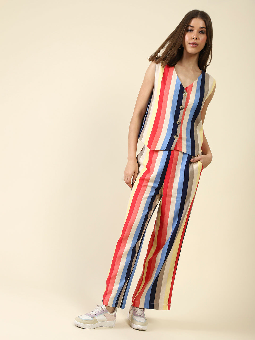 Multi stripe cord-set