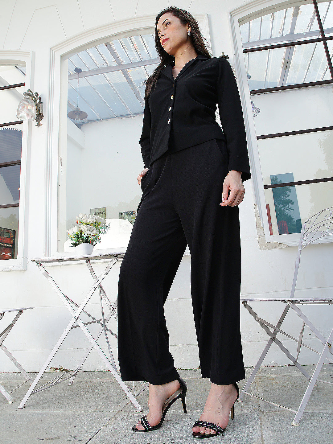 Black Blazer Trouser Cord