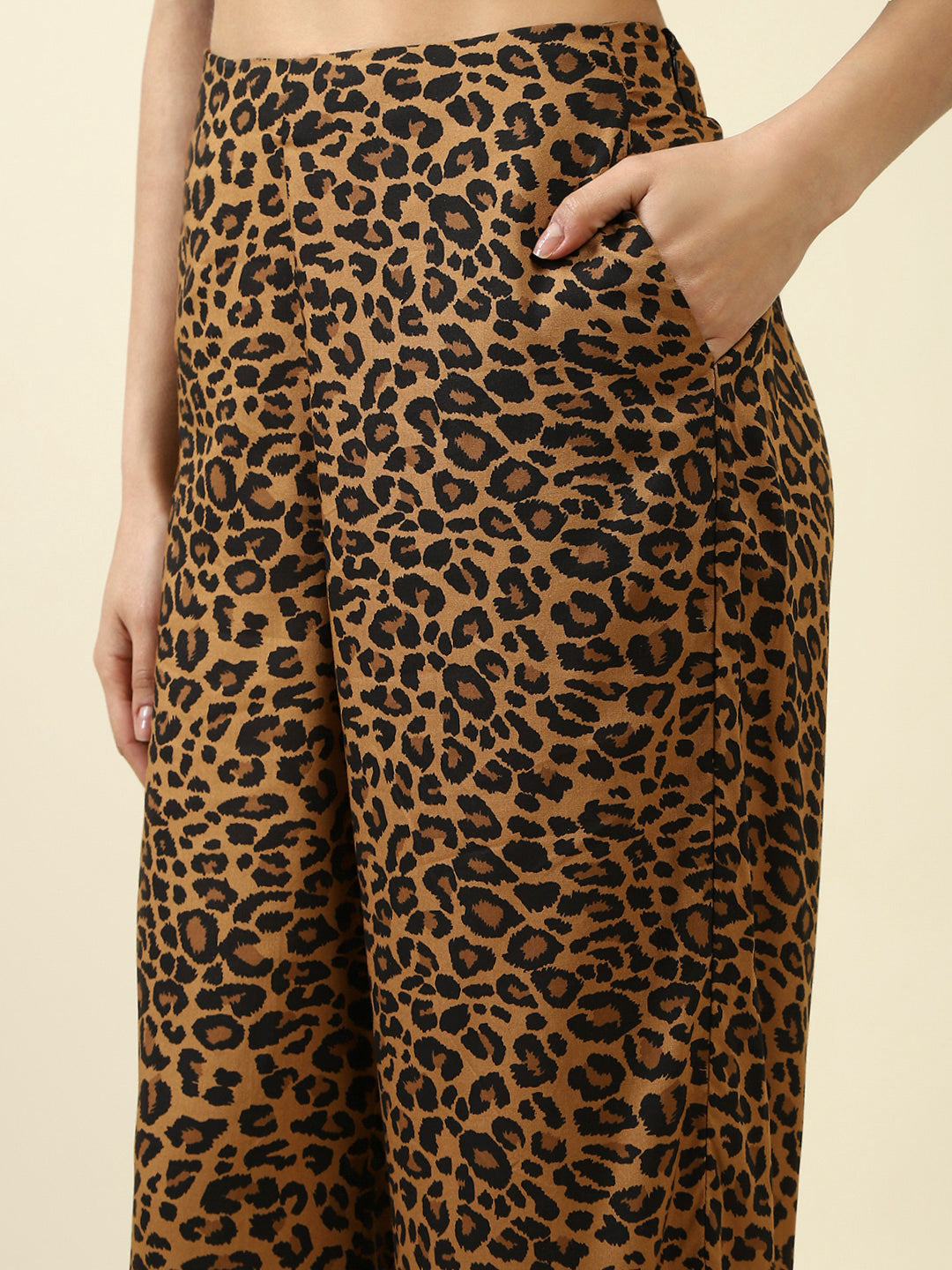 Animal Print Trouser