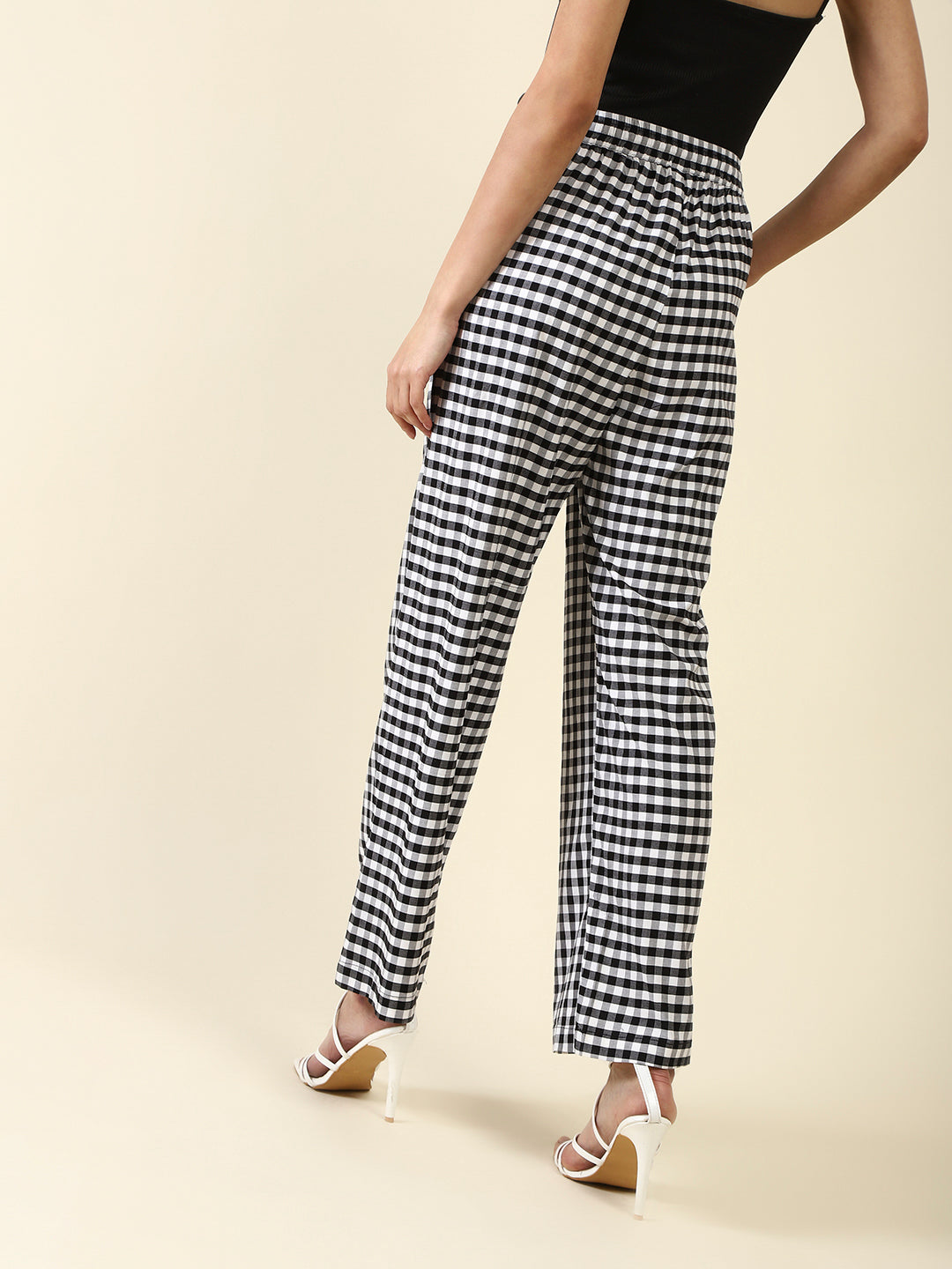 Black Print Trouser