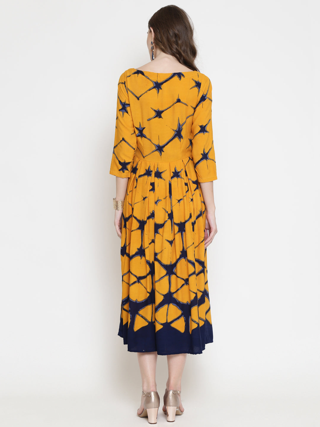 Tye & Dye box pleate dress
