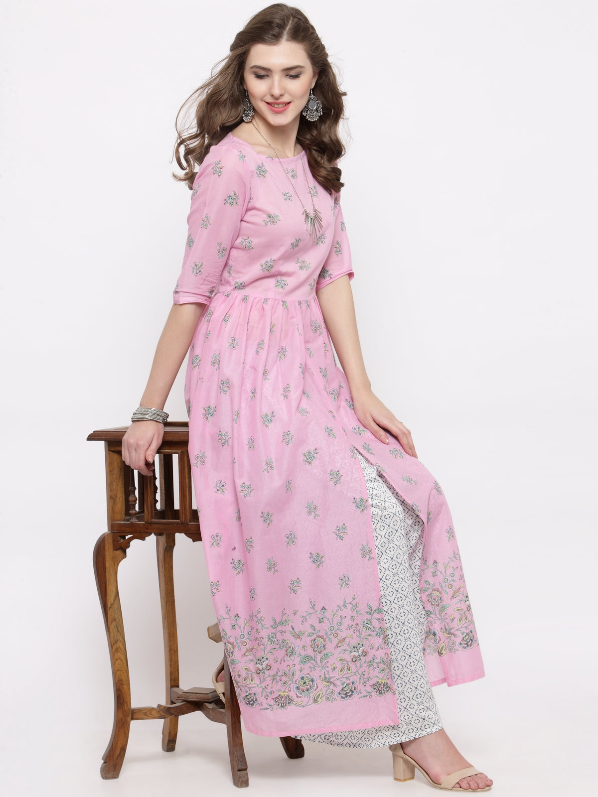Slit Kurta with Palazzo