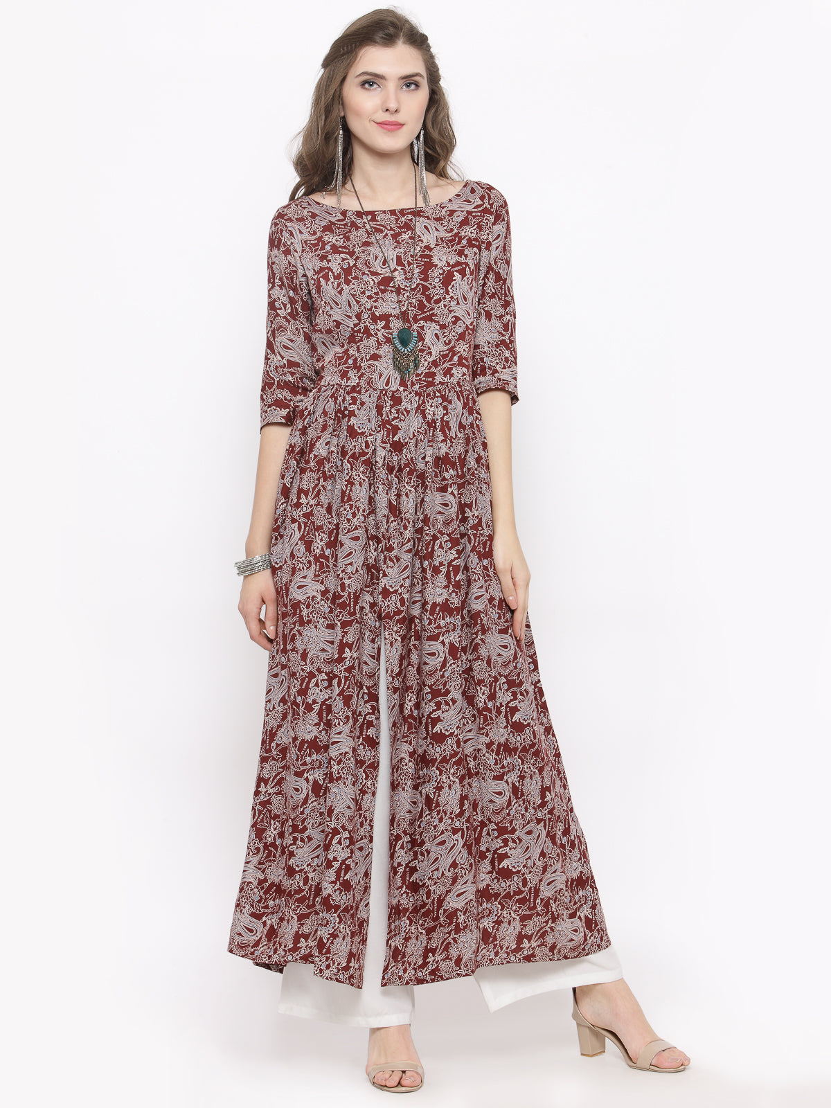 Slit Kurta with Palazzo